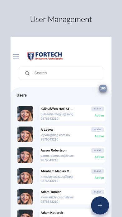 Fortech Products App Screenshot