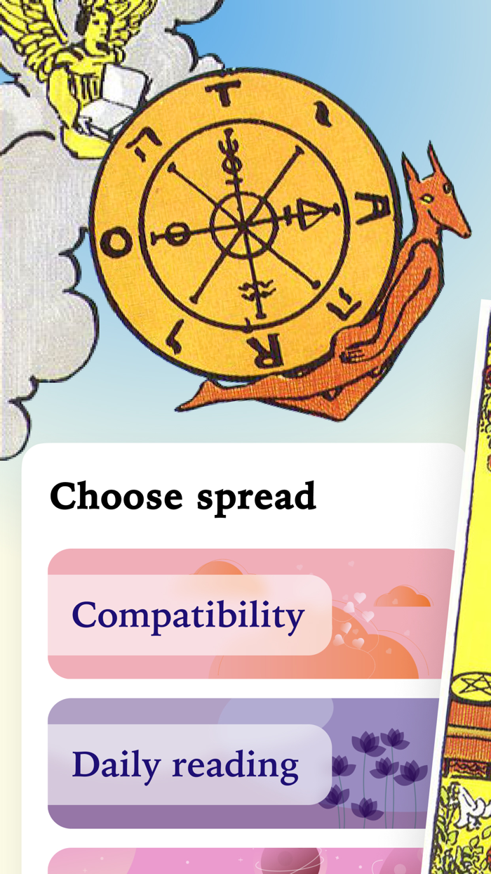 Tarot card reading and meanings