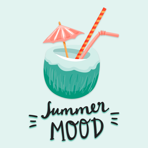 Hot Summer Mood Stickers