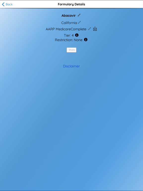 Formulary Medical iPad screenshot 4 - Medical app