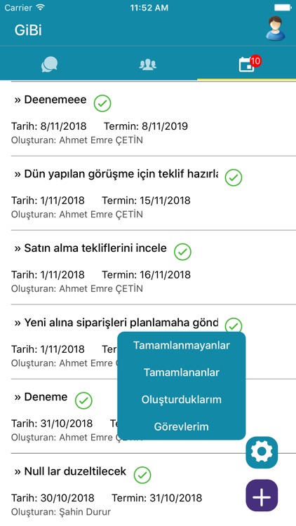 Gibi - Grup içi bilgi iletişim screenshot-4