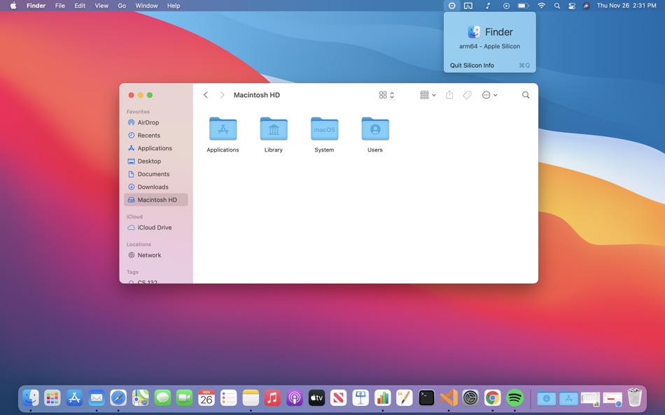 #5. Silicon Info (macOS) By: William Castelli