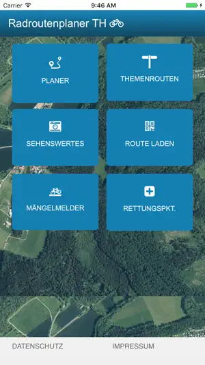 Radroutenplaner Thüringen screenshot 1
