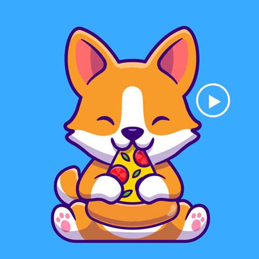 Lucky Dog Animated Stickers icon