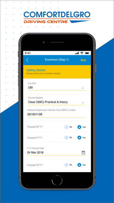 Screenshot #3 pour ComfortDelGro Driving Centre