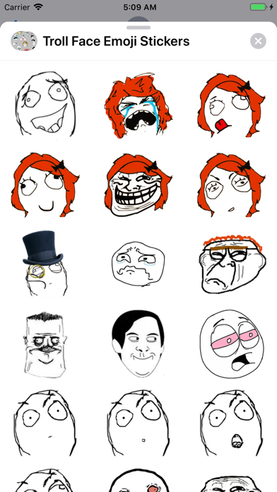 Troll Face Emoji Stickers Screenshot
