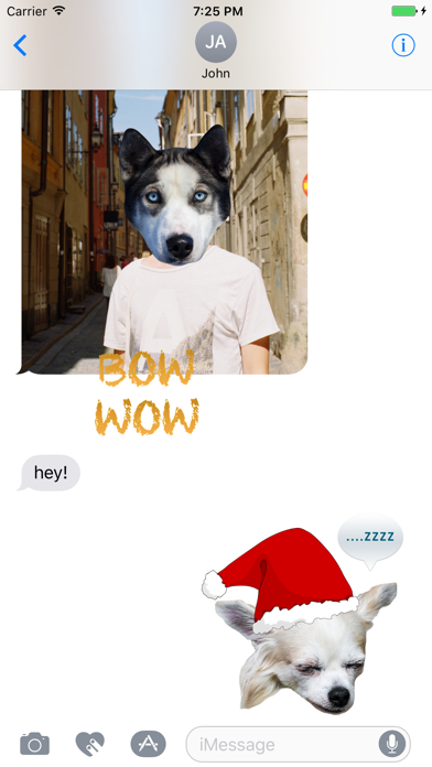 Dogs - Dog Stickers Messages Screenshot