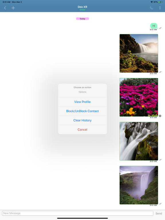 QTConnect iPad screenshot 8 - Social Networking app