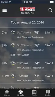 wtol 11 weather iphone screenshot 2