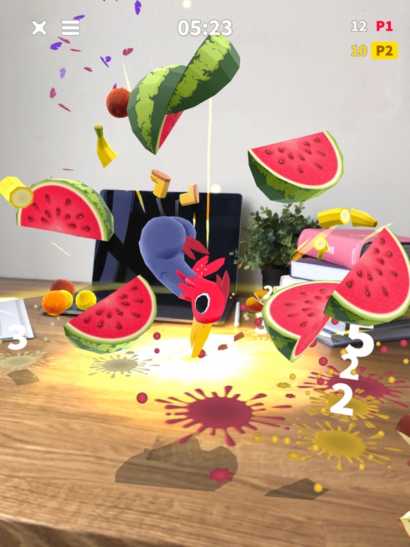 Screenshot #6 pour Flippy Friends Fruit Crush AR