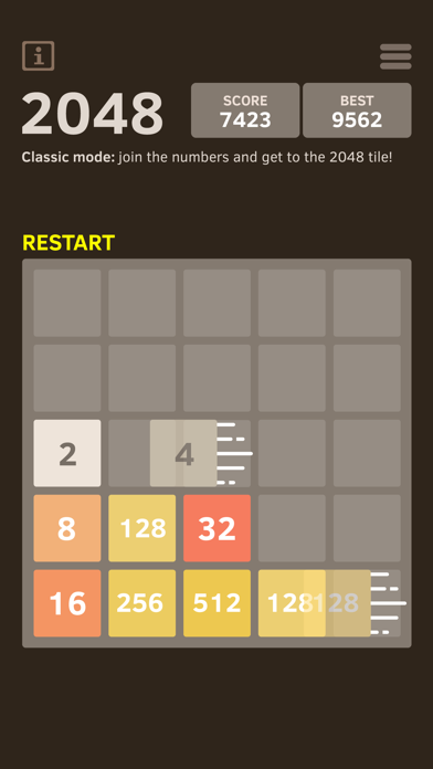 2048 Number Puzzle game screenshot 2