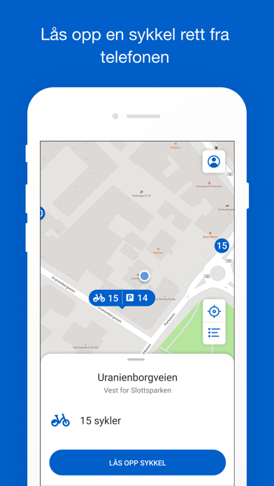 Screenshot #1 pour Oslo Bysykkel for iPhone