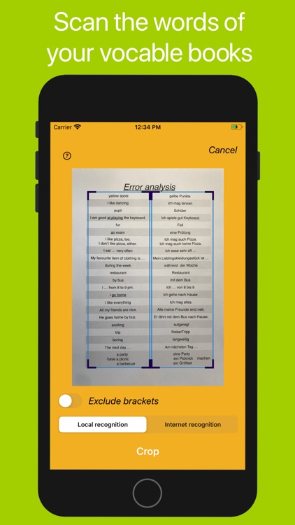 Vocabify Scanner