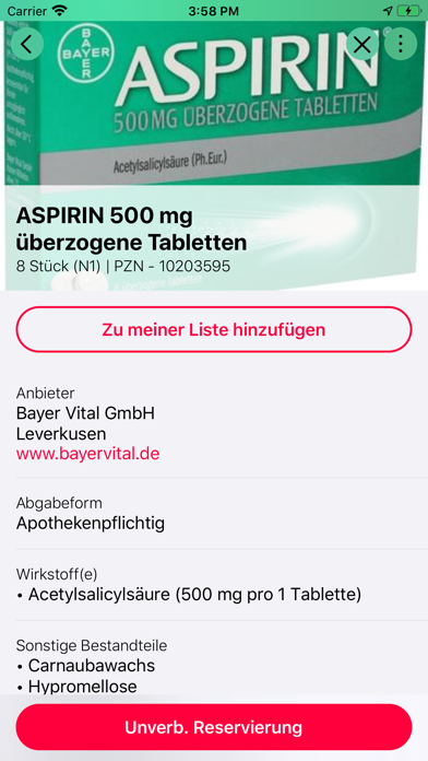 Apotheke vor Ort Screenshot