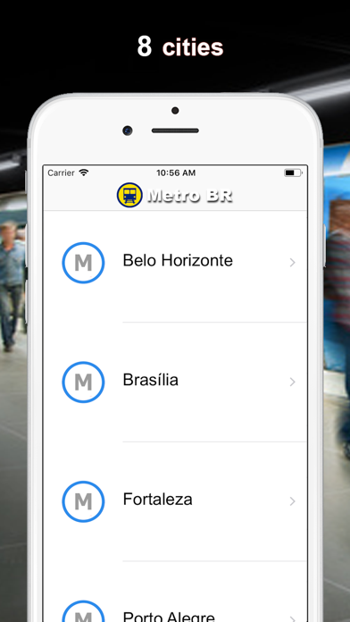 Screenshot #1 pour Metro BR - Sao Paulo & Rio
