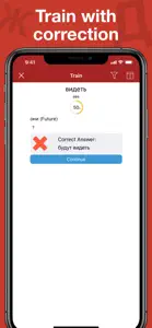 Russian Verb Trainer screenshot #7 for iPhone
