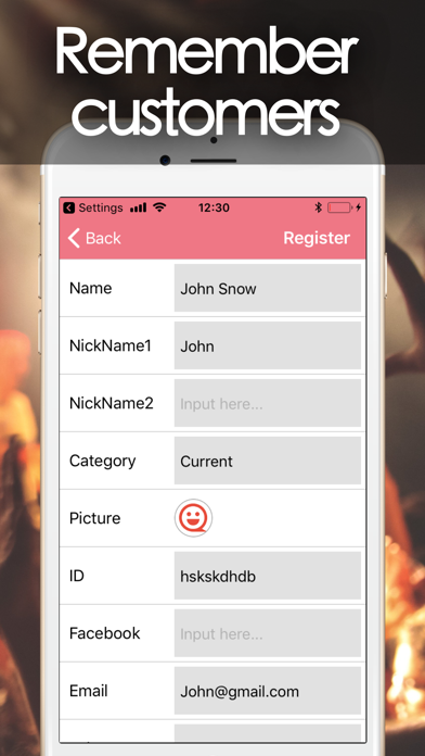 Client Book, CustoMan Screenshot
