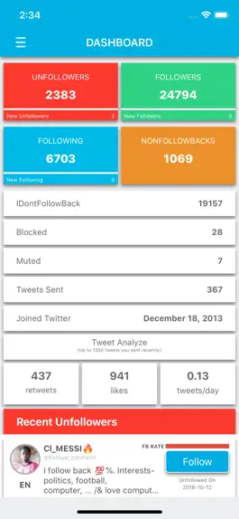 Game screenshot Unfollower Stats mod apk