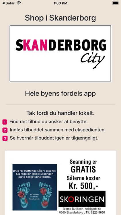 Skanderborg fordels App