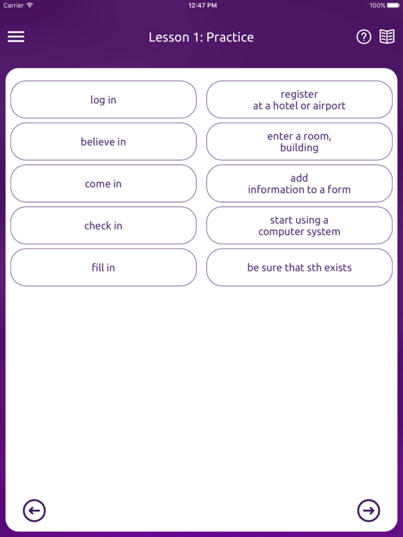 Screenshot #5 pour Phrasal Verbs for Life & Exams