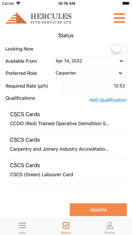 Hercules Construction Jobs