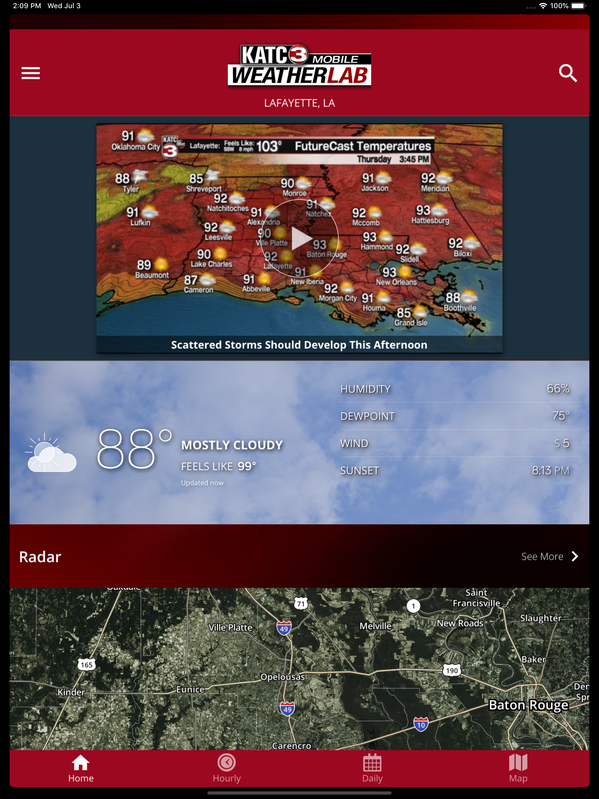 KATC Weather screenshot 4