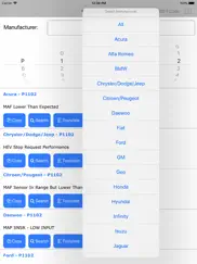 obd2 codes list ipad capturas de pantalla 1