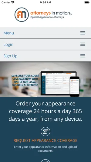 Attorneys In Motion screenshot 1
