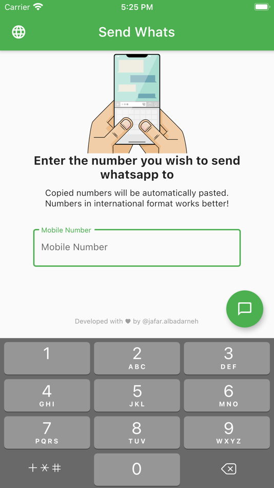 #5. Send Whats (iOS) 由: Jafar Albadarneh
