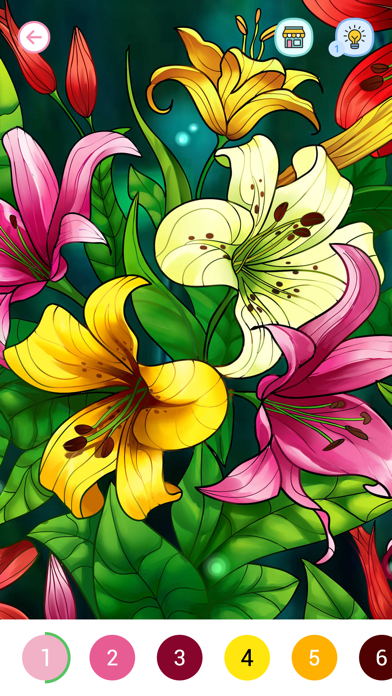 Screenshot #1 pour Coloring Book -Color by Number