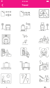 ICOON picture dictionary screenshot