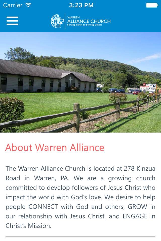 Warren Alliance Church screenshot 3