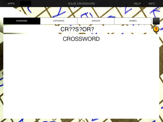 Screenshot #5 pour Crossword Solver Silver