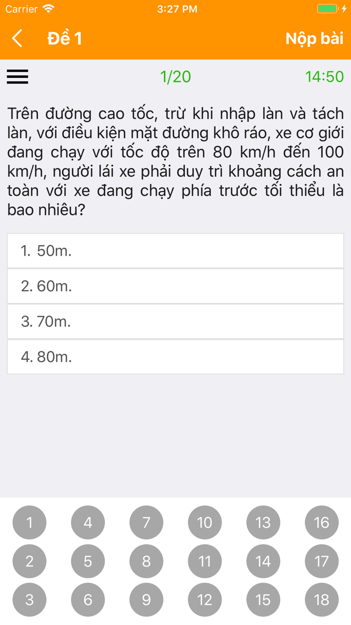 Ôn thi giấy phép lái xe 2019