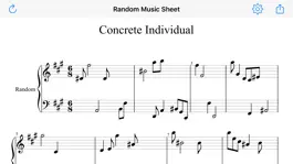 Game screenshot Random Music Sheet apk