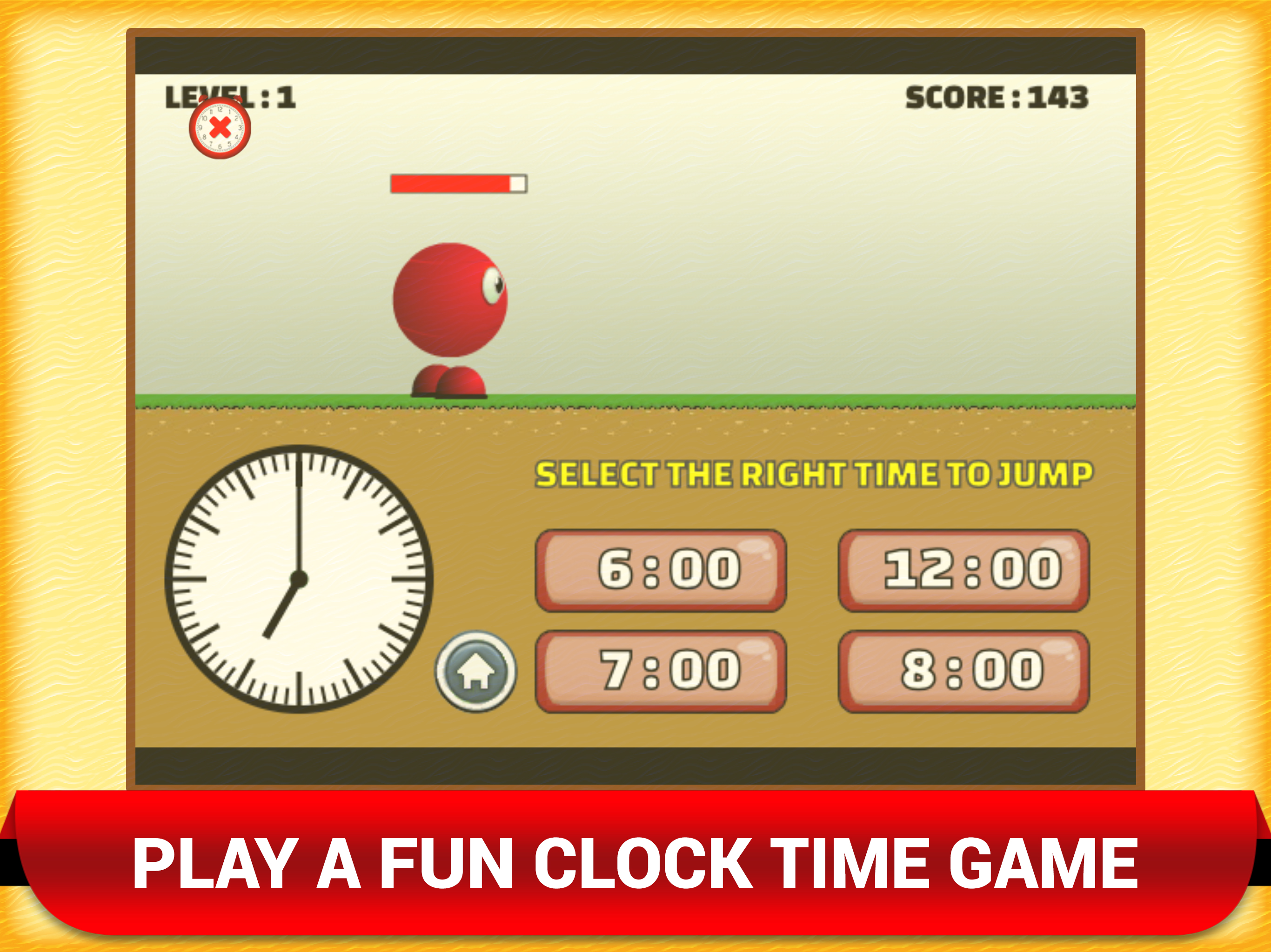 Telling The Time Kids Games