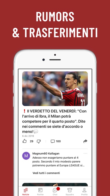 Rossoneri Live: Non ufficiale screenshot-4