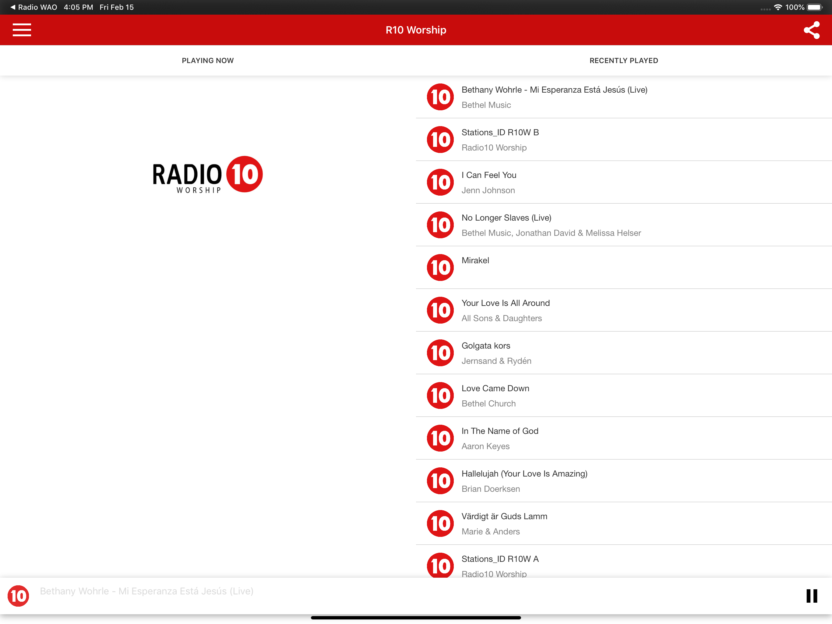 Radio 10 Worship