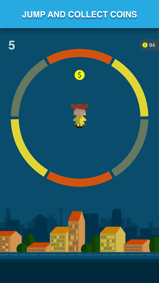 #4. Bouncy colors - turn and jump (iOS) Podle: Mikhail Akopov