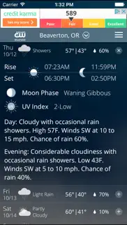 portland's cw32 weather iphone screenshot 3