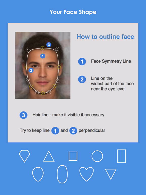 FaceShapeMeter forme de visage