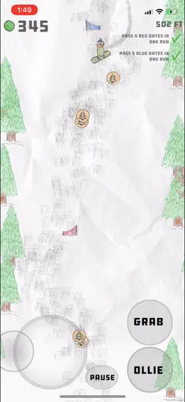 Game screenshot Sketchy Snowboarding hack