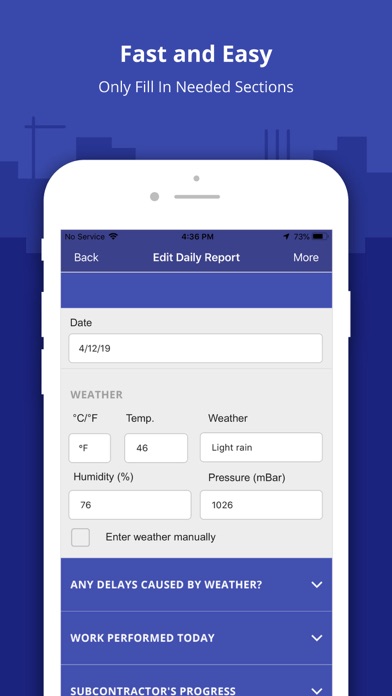 How to cancel & delete Construction Daily Log App from iphone & ipad 4