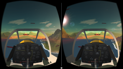 P-51 Mustang Aerial Virtual Reality Simulation Over the Pacific Islands screenshot 4