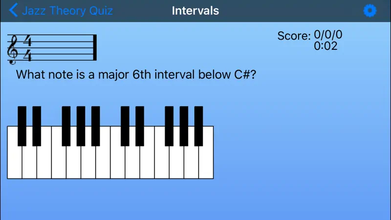 Jazz Theory Quiz screenshot 6 of 8