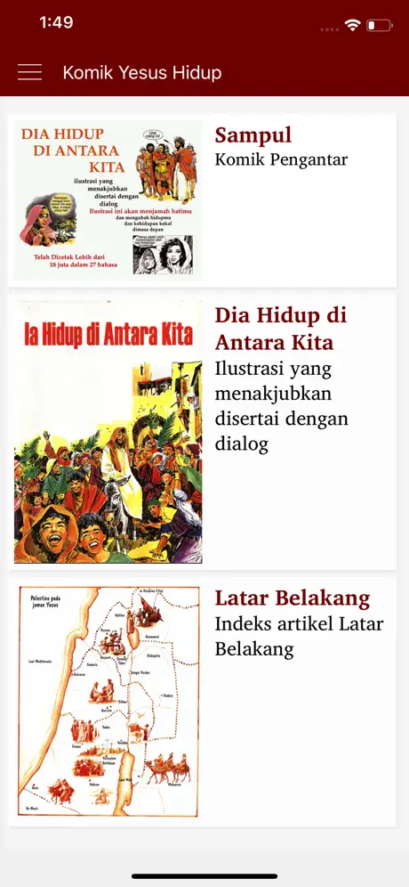Komik Yesus Hidup