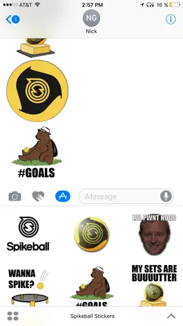 Game screenshot Spikeball® Stickers apk