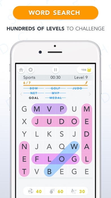 Word Search - Puzzle Finderのおすすめ画像1