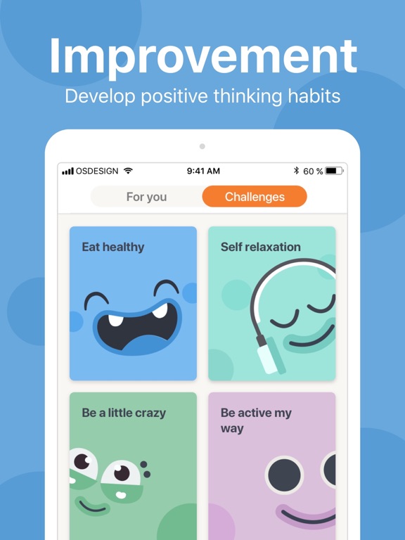 Mood journal - MojiNote iPad screenshot 3 - Lifestyle app
