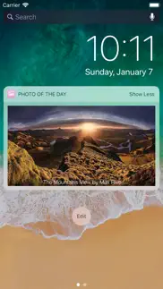 photo of the day widget iphone screenshot 2